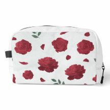 Rote Rosen Blumenprint Cut Sew Tasche