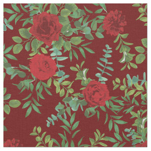 Rote Rosen Bluthochdruck Blume Stoff