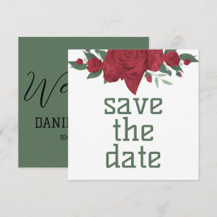 Rote Rosen Boho Wedding Save The Date