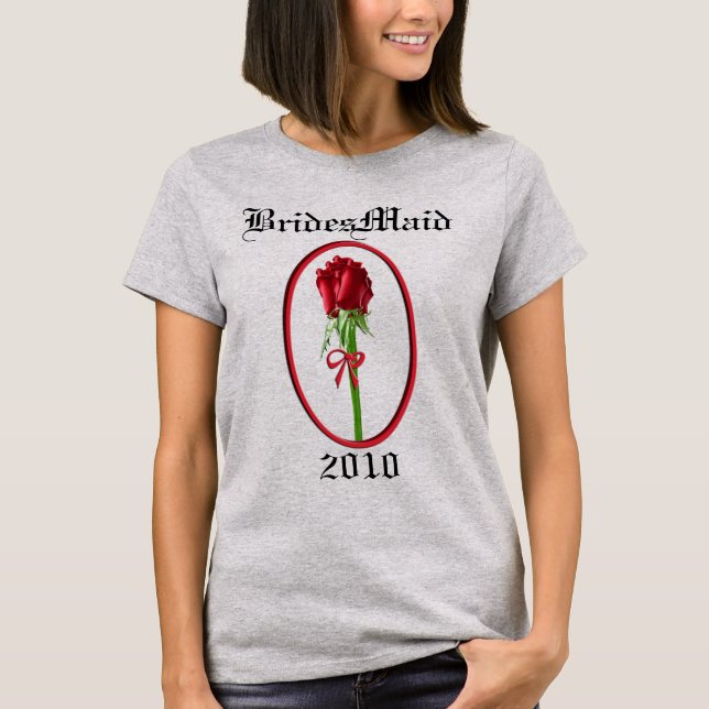 Rote Rosen BridesMaid 2010 T - Shirt (Vorderseite)