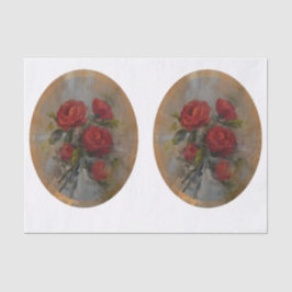 Rote Rosen DBL Seidenpapier