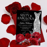 Rote Rosen Diamond Gown Black 60. Geburtstagsparty Einladung<br><div class="desc">Rote Rosen Diamond Gown Black 60. Geburtstagsparty Einladung Siehe Matching Kollektion in Nest und Nest Store Vielen Dank</div>