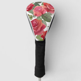 Rote Rosen | Elegante Rose Wasser Golf Headcover