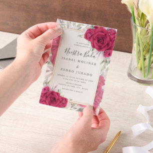 Rote Rosen Floral Nuestra Boda Spanish Wedding