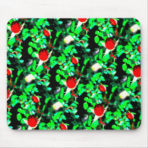 rote Rosen grün Thunder_Cove Mousepad