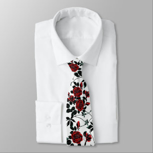 Rote Rosen. Krawatte