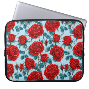 Rote Rosen Laptopschutzhülle