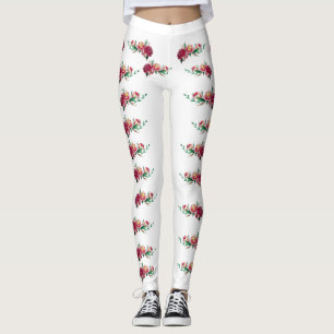 Rote Rosen Leggings