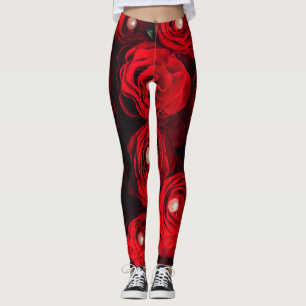 rote Rosen Leggings