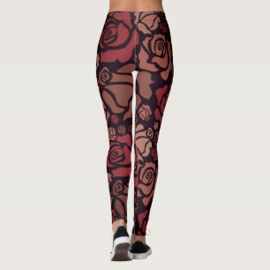 Rote Rosen Leggings