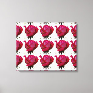 rote Rosen Leinwanddruck