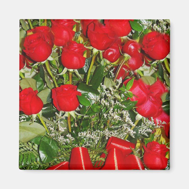 Rote Rosen_ Magnet (Vorne)