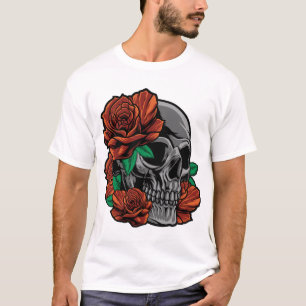 Rote Rosen mit Blume Ros (Gartengärten) T-Shirt