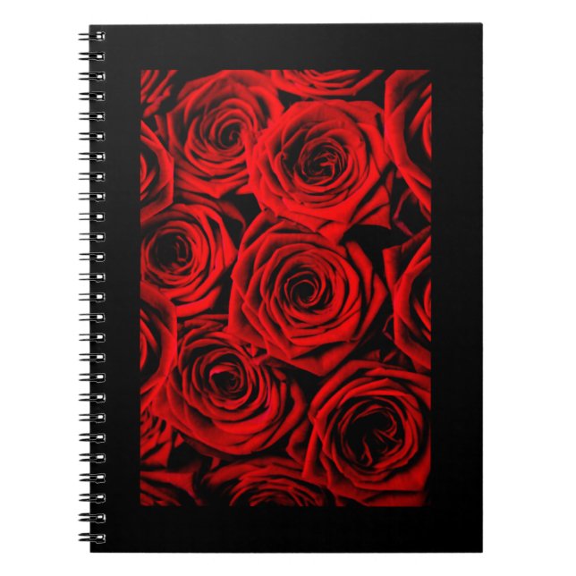 Rote Rosen Notizblock (Vorderseite)