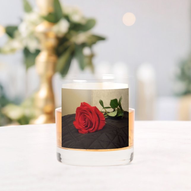Rote Rosen Rocks Glass Whiskyglas (Insitu (Hochzeit))