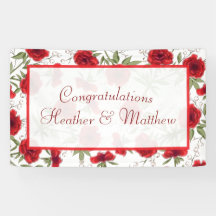 Rote Rosen Romantische Hochzeit