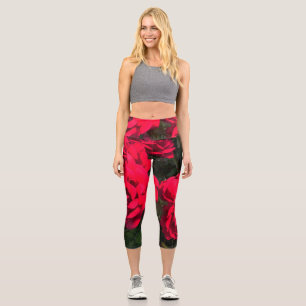 Rote Rosen Rosarium Leggings