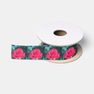 Rote Rosen Satin Ribbon Satinband