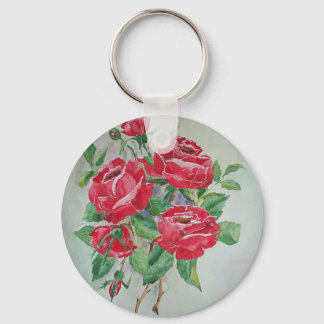 Rote Rosen Schlüsselkette Schlüsselanhänger