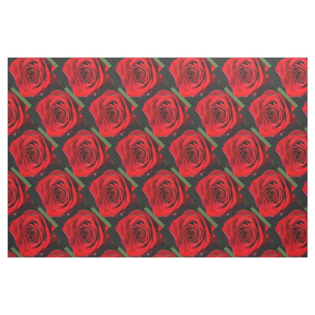 Rote Rosen Stoff (Fat Quarter (45,7 x 55,9 cm))