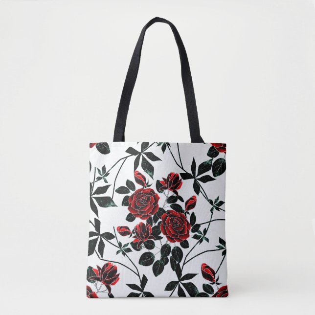 Rote Rosen. Tasche (Vorderseite)