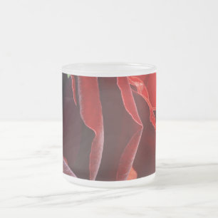 Rote Rosen-Tasse Mattglastasse
