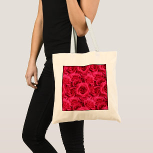 Rote Rosen Tote Tasche