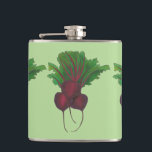Rote Rübe Brunch Gemüsegarten Kochkunst Vegan Flachmann<br><div class="desc">Das Design zeigt eine originelle Marker-Abbildung eines köstlichen Haufens roter Rüben. Ideal für Ihren Lieblingsvegetarier! Diese Abbildung ist auch auf anderen Produkten verfügbar. Sehen Sie nicht,  wonach Sie suchen? Brauchen Sie Hilfe bei der Anpassung? Klicken Sie auf "Kontakt mit diesem Designer",  um etwas für Sie erstellt zu haben!</div>