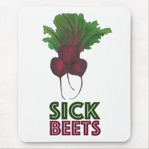 Rote Rüben Gemüsegarten Mousepad