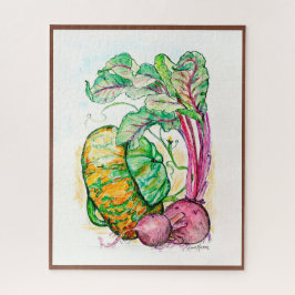 Rote Rüben und Squash