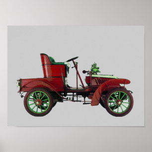 ROTE RÜCKFAHRZEUGE/AUTO-WIEDERHERSTELLUNG - AUTOMO POSTER