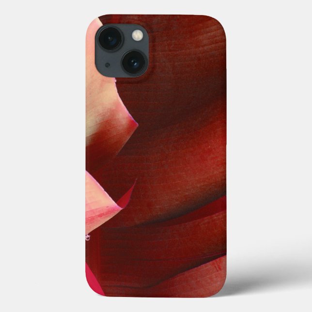Rote Rüschen Case-Mate iPhone Hülle (Rückseite)