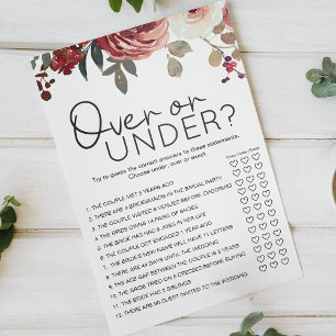Rote Schamrosen-Blumenrosen Spiel Vorbei Unter Flyer
