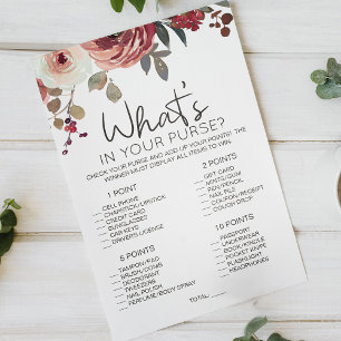 Rote Schamrosen-Blumenrosen Spiel Was ist in deine Flyer
