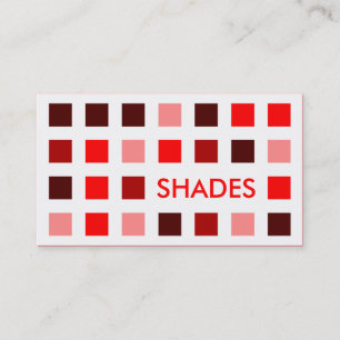 ROTE SCHATTEN (mod Quadrate) Visitenkarte