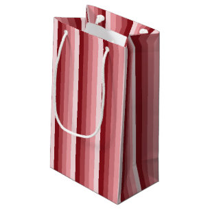 Rote Schattenstreifen Kleine Geschenktüte