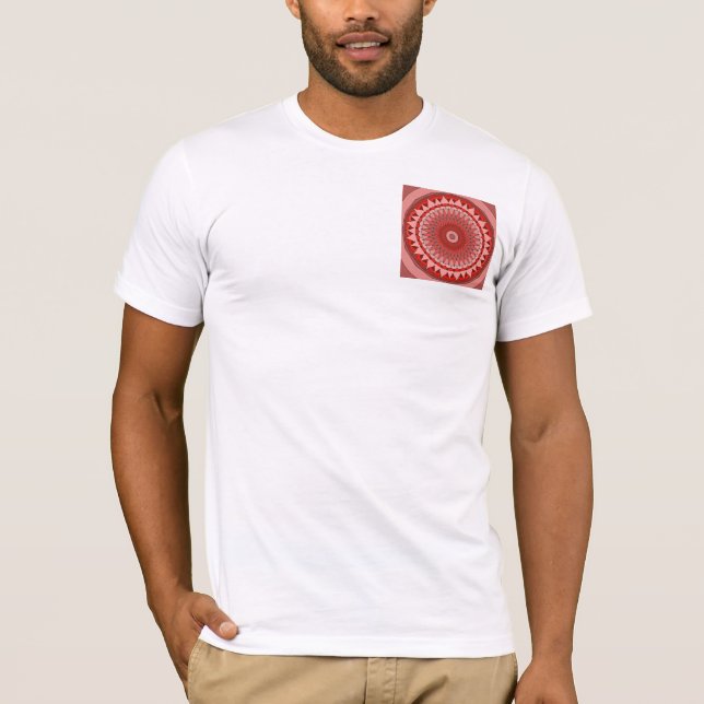 Rote Schattierungen T-Shirt (Vorderseite)