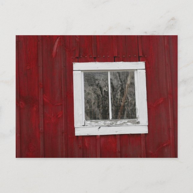 rote Scheune Postkarte (Vorderseite)