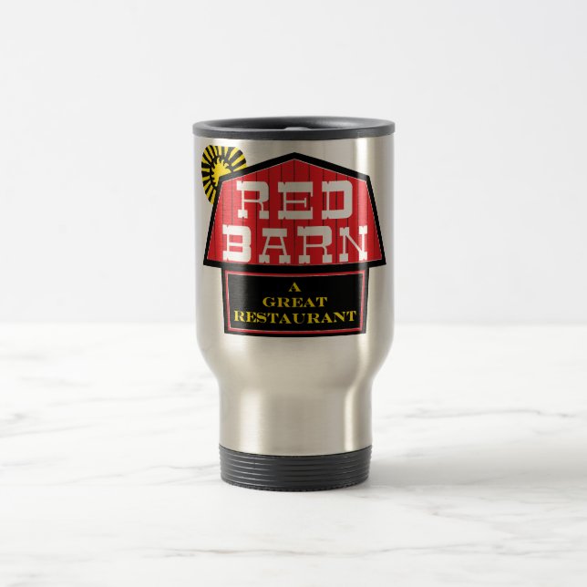 ROTE SCHEUNE REISEBECHER (Mittel)