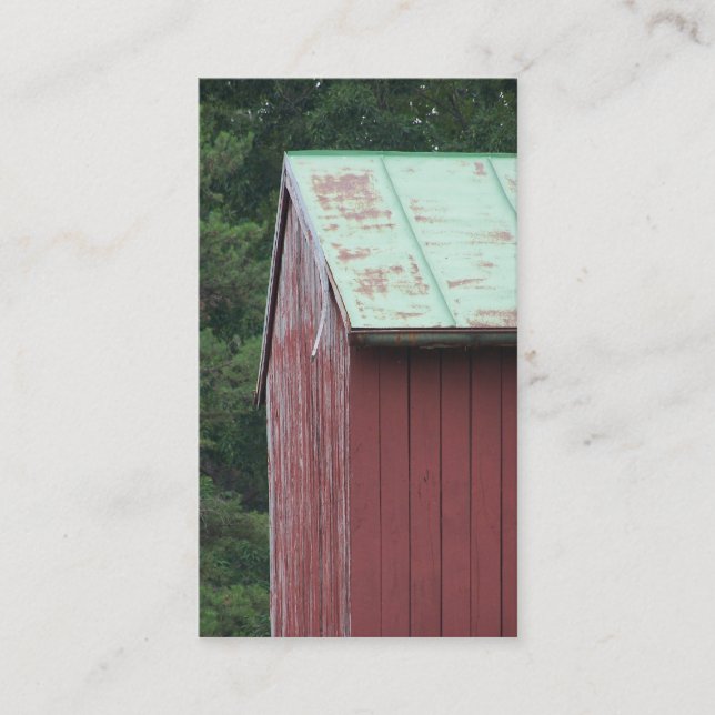 Rote Scheune Visitenkarte (Vorderseite)