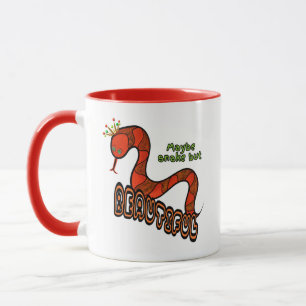 Rote Schlange Tasse