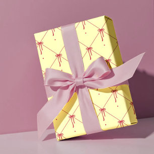 Rote Schleifenbögen - Klassisches Valentins-Verpac Geschenkpapier
