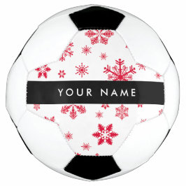 Rote Schneeflocken, Ihr Name, Personalisieren Fußball