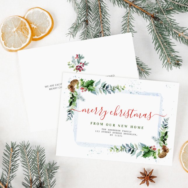 Rote Schrift Freude Weihnachten bewegende Anzeige (Von Creator hochgeladen)