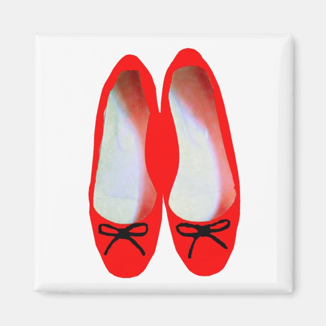 rote Schuhe Magnet (Vorne)