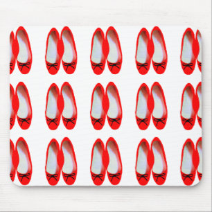 Rote Schuhe Mousepad