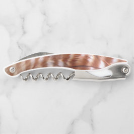 Rote Schuppenfedern Kellnermesser