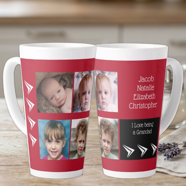 Rote schwarze Liebe als Großmutter mit Fotos Milchtasse (Von Creator hochgeladen)