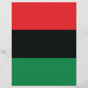 Rote, Schwarze und Grüne Flagge