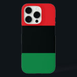 Rote, Schwarze und Grüne Flagge iPhone 16 Pro Hülle<br><div class="desc">Die 3 panafrikanischen Farben auf der Fahne repräsentieren: rot: das Blut, das alle Menschen der schwarzen afrikanischen Herkunft vereint und zur Befreiung vergießt; SCHWARZ: Schwarze Menschen, deren Existenz als Nation, wenn auch nicht als Nation-Staat, durch die Existenz der Fahne bestätigt wird; und GRÜNE: der üppige natürliche Reichtum Afrikas. Vintage Alte...</div>
